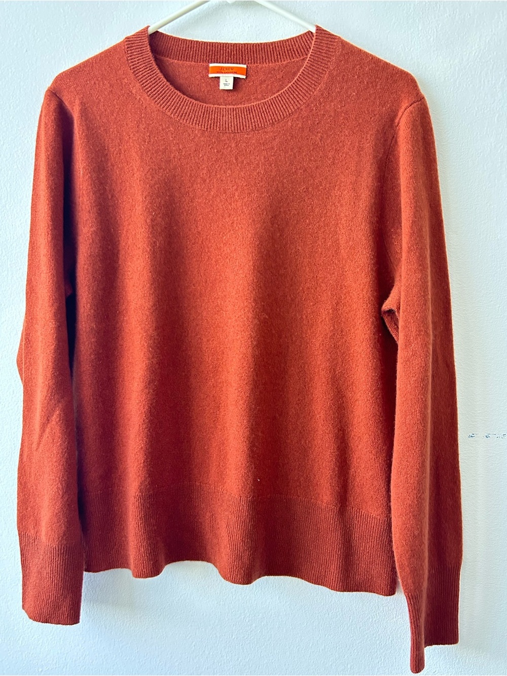 J. Crew Women's Crewneck Sweater - Rust Orange Fall 21’